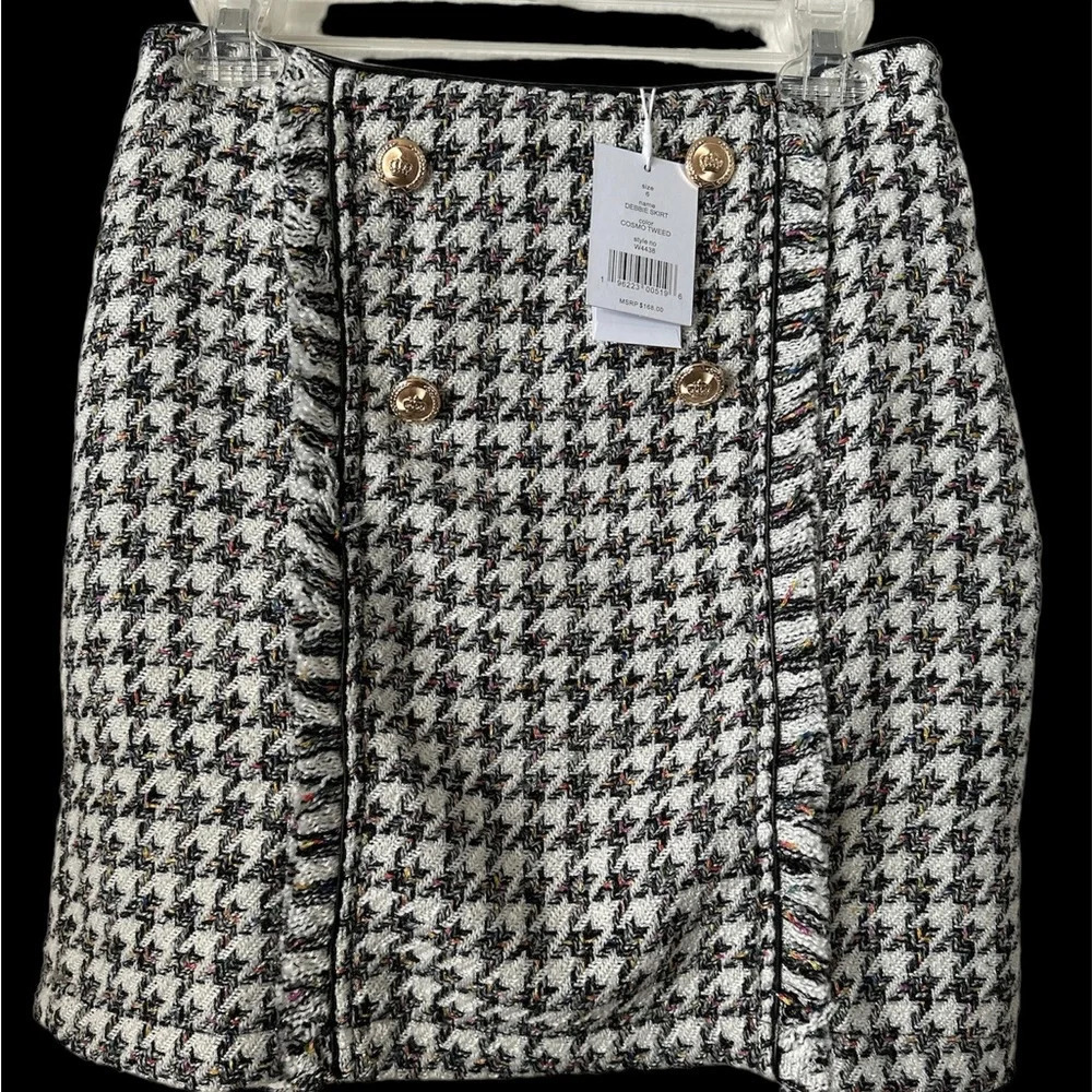 WALTER BAKER Cosmo Tweed Mini Cocktail Skirt Size 6 BNWT - Picture 6 of 13